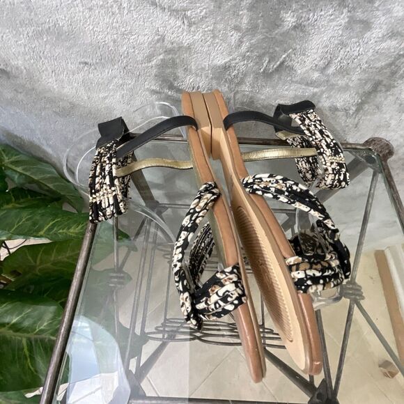 Seychelles sandals Women’s size 8 Fabric/ woven textile Ankle Strap sandals - Picture 3 of 11